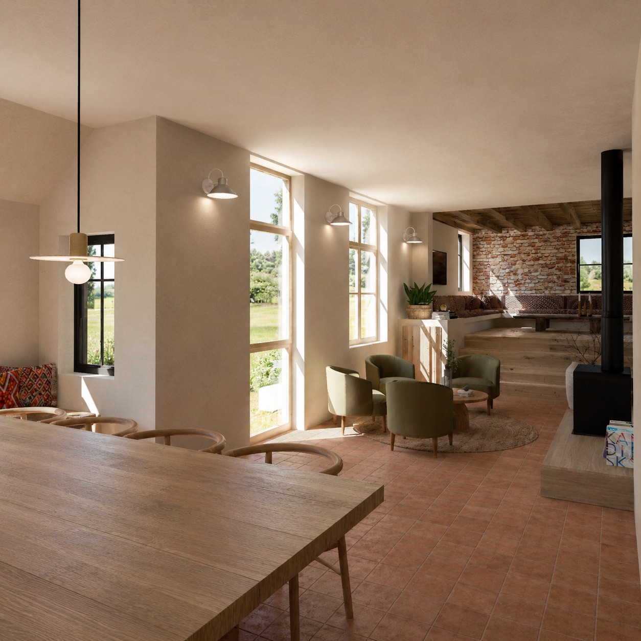 Interieur vakantiewoning
